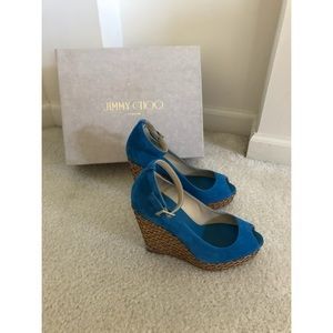Jimmy Choo sandals. Blue. Size 36.5. New!